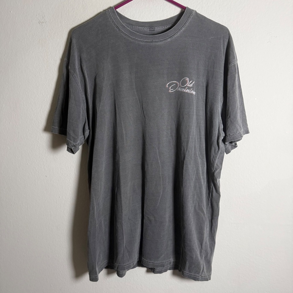 Old Dominion Band T-Shirt Mens Charcoal Gray Coastal Sunset Graphic Tee XL